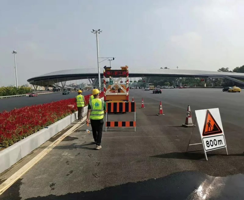 广州机场高速公路蚌湖路段路面维修工程